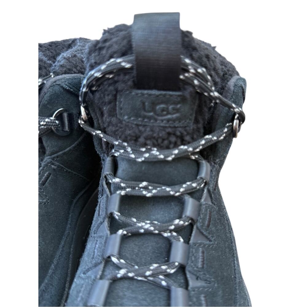 Ugg TerreTrail Cozy Black Lace Boots – Sz 8 - Picture 6 of 12